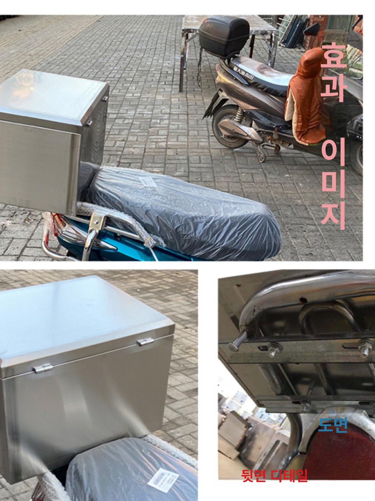 스텐 방음박스 캠핑용 발전기 보관함 대형 차박 소음방지 30너비 25높이 25 아연도금 개구부있음 - 상세 이미지 4