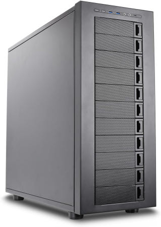 로즈윌 토르 NAS - 풀 타워 워크스테이션 케이스 | 서버 섀시 최대 11개의 3.5인치 HDD 또는 13개의 2.5인치 SSD 지원 E-ATX 호환 1x THOR NAS