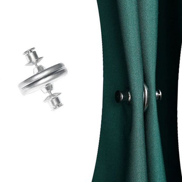 원형 커튼 고정 자석 마그넷 마그네틱 커튼 클립