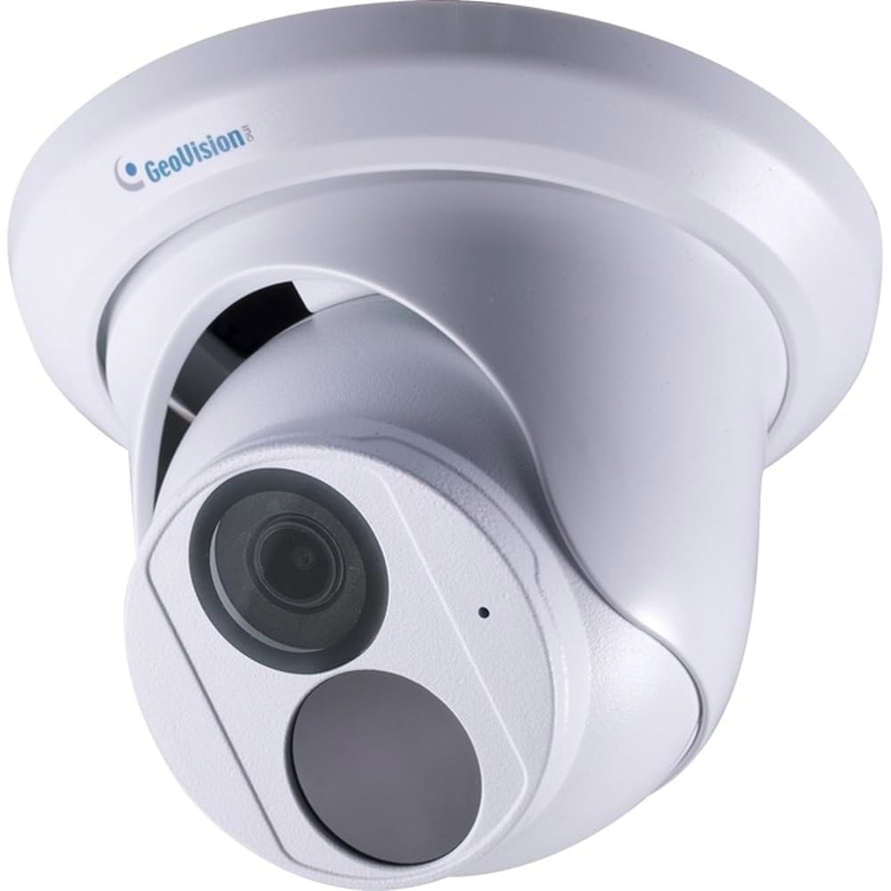 GeoVison GV-EBD8800 8MP WDR PoE 카메라 돔 렌즈 네트워크 2.8mm 안구 RJ45 야외 IR 연결 4MP Dome Camera (Wired) - 상품 이미지