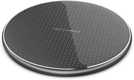 [해외]14 Pro Max/14 Plus/13 Pro/12/11/XS/XR/8 삼성 갤럭시 S22/S21 노트 20/10 등을 위한 무선 충전기 15W 고속 알루미늄 충전 패드 매