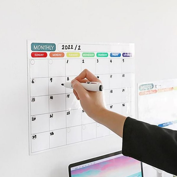 주방 자석 메모 보드 벽걸이 냉장고 메모 보드 메시지 메모판 - 상품 이미지