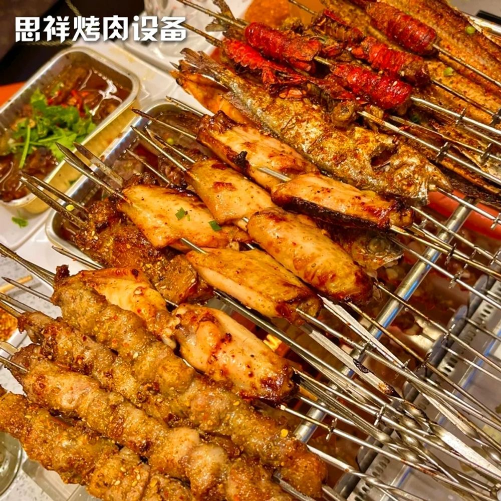 양꼬치기계 그릴 업소용 꼬치 기계 구이 화로 이자카야 - 상세 이미지 5