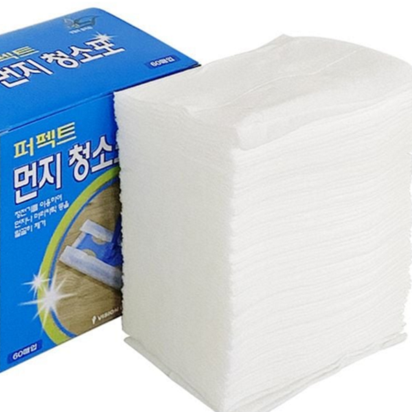 미세먼지 정전기 청소포 부직포 일반 청소포 리필용 대용량 건식 바닥 - 상품 이미지