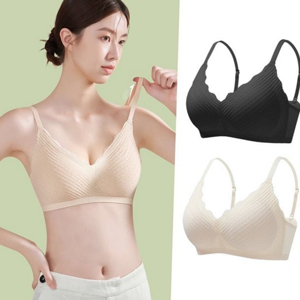 편안한 여성 노와이어 브라 와이어리스 여성 볼륨 브라 데 심리스 - 상세 이미지 2
