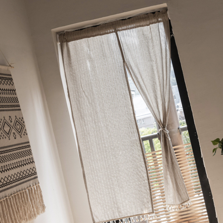 패브릭 커튼 바란스 가리개 미니커튼 통로가리개 작은창 주방 가림막