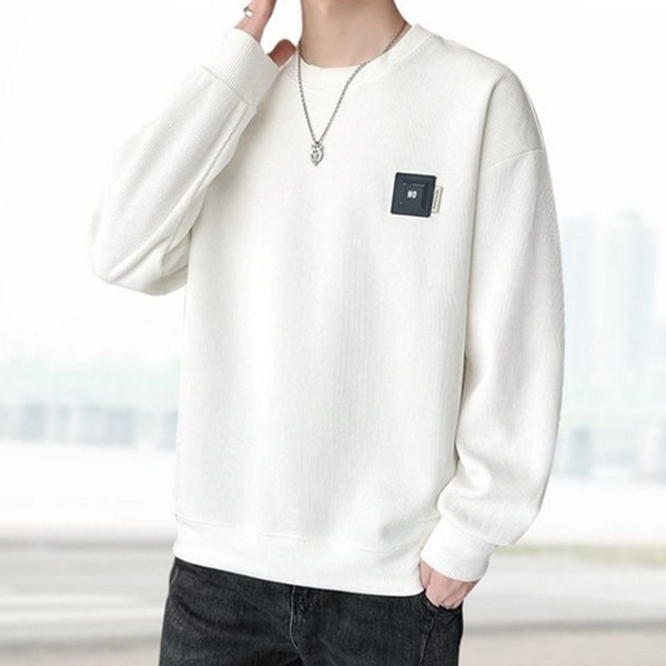 오버핏 남성 긴 팔 티 데 남자 긴 팔 티셔츠 - 상품 이미지