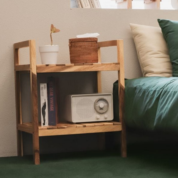 침실 원목 미니 테이블 선반 침대 사이드 테이블 간이 보조
