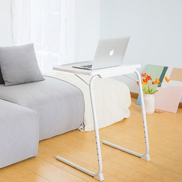 사이드 높이 조절 테이블 노트북 이동식 테이블 간이 침대