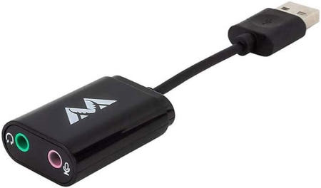 AntLion Audio [해외]AntLion 외장 스테레오 USB-3.5mm 헤드폰/마이크 사운드 카드