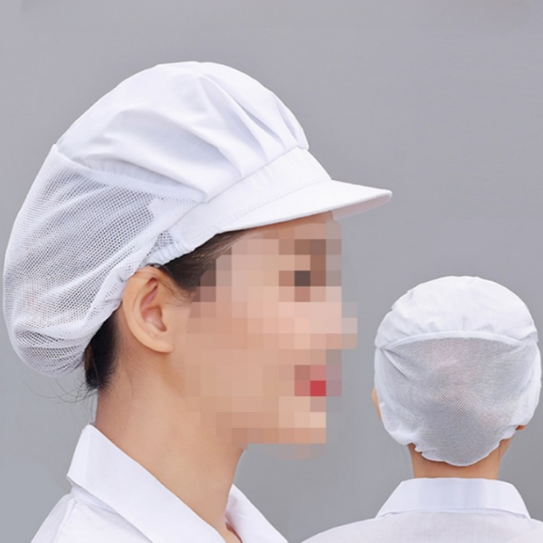 통기성 위생 조리모 메쉬 조리모 머리망 식자재 가벼운 급식실 - 상품 이미지