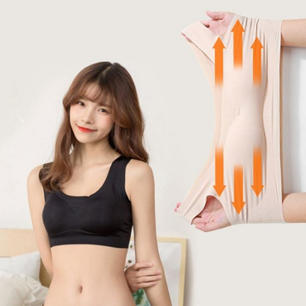데 여성 심리스 브라 와이어리스 여성 스포츠브라 노와이어 무봉제 편한 - 상품 이미지