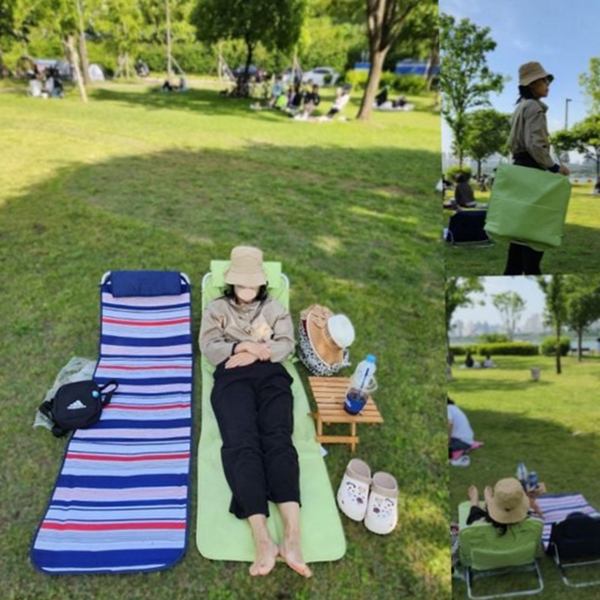 가벼운 접이식 캠핑 의자 경량 휴대용 등받이 의자 그라운드 야외