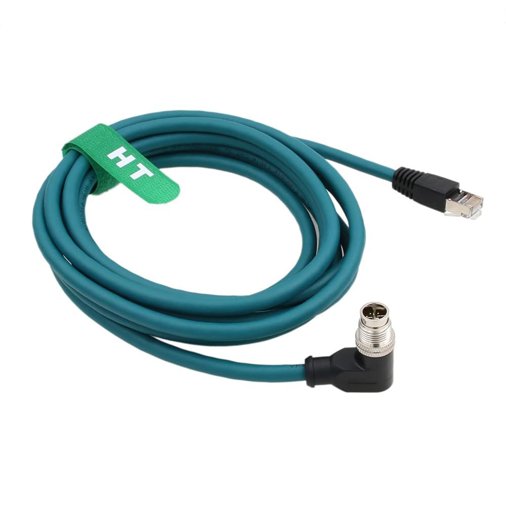 PLC 라우터 네트워크 Cognex Basler 이더넷 Datalogic RJ45 센서 비전 Sick 카메라 M12 Keyence 90도에서 X-코드 (20m) Microscan - 상세 이미지 2