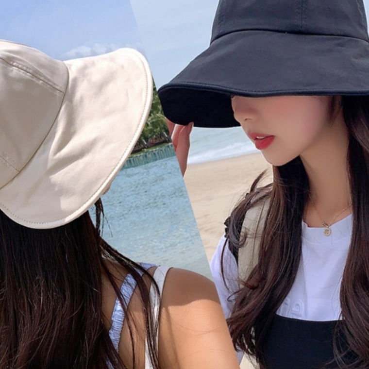 데일리 와이어 벙거지모자 보닛모자 캠핑모자 버킷햇 여성보넷 여행모자 - 상품 이미지