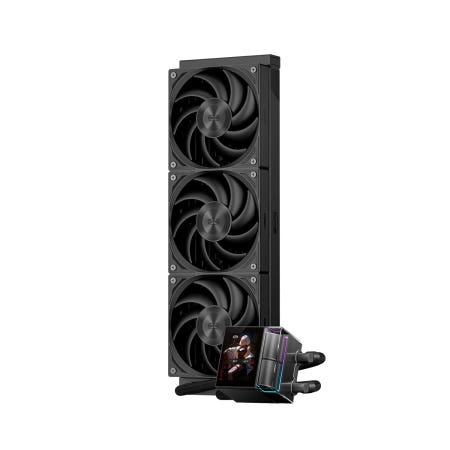 [해외]PCCOOLER AIO CPU 쿨러 - F5 R120 케이스 팬 3팩 AM4 AM5 인텔 LGA 1700/1851/20XX CPS 수냉식(DS360 DS360 Display