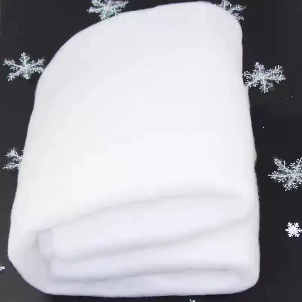 가짜눈 인공눈 스노우 장식 깔개 대용량 가짜 눈가루 코튼 - 상품 이미지