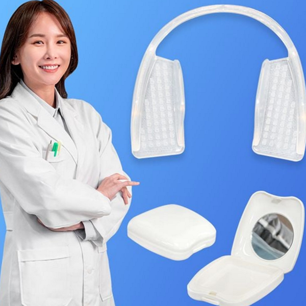 인체공학 실리콘 마우스피스 수면 이 악물기 방지 마우스피스 치아 구강 - 상품 이미지