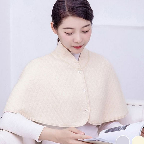 환절기 사계절 어깨 케이프 라운드 사계절 숄더 케이프 여자 단추 - 상품 이미지
