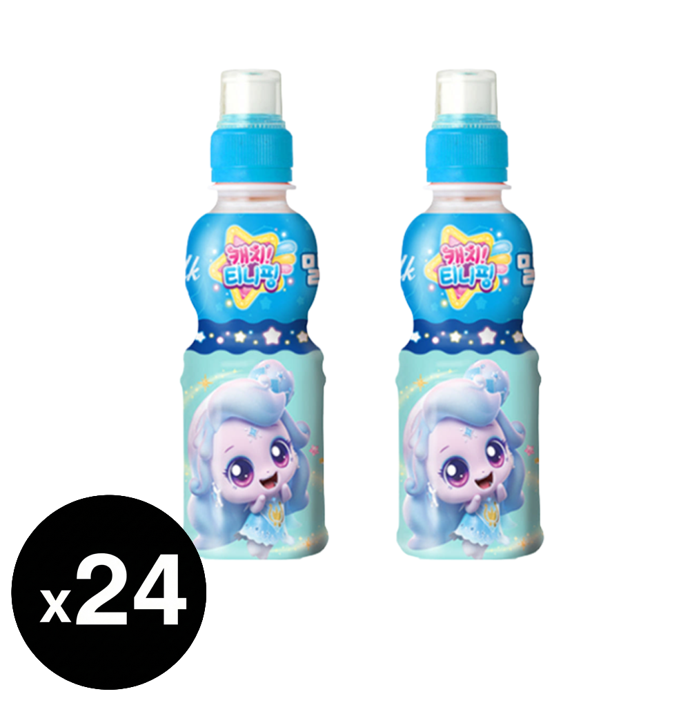 웅진 캐치 티니핑 음료수 밀크, 200ml, 24개 - 상품 이미지