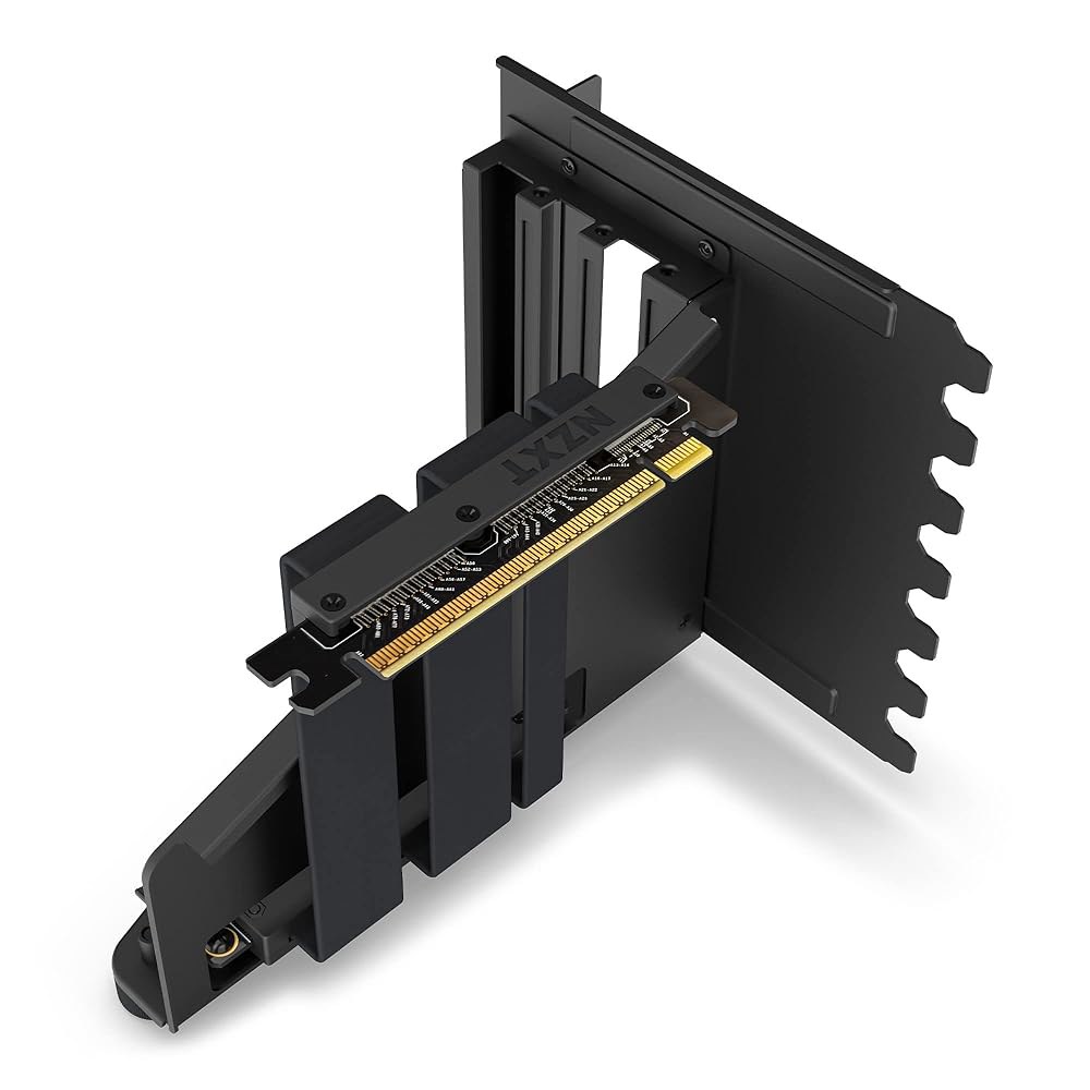 NZXT 수직 GPU 장착 키트 - AB-RH175-B1-175mm PCIe 4.0x16 라이저 케이블 홀더 견고한 스틸 브래킷 블랙 Black Mounting Kit - 상세 이미지 3
