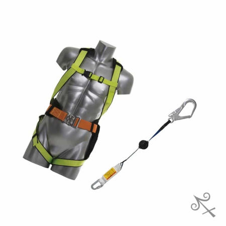 [컬레웨이브OEM]캔캔토토 프로6 전체식벨트 TA-025 025호 형광 추락방지안전대 추락방지안전벨트