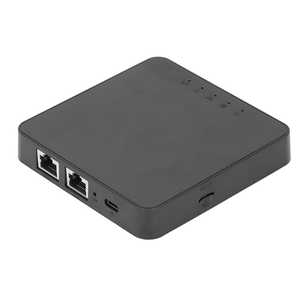 4G LTE 광대역 모뎀, 모든 유럽 캠핑 핫스팟 버전 모바일 모뎀 보안 이더넷 카메라 2 카드 SIM 카드용 나노 라우터, 여행 포트 기가비트 - 상품 이미지