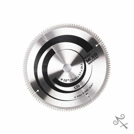 캔캔토토 2608642199 알루미늄용 원형톱날 254mm 120날 충전톱 충전절단기 알루미늄절단