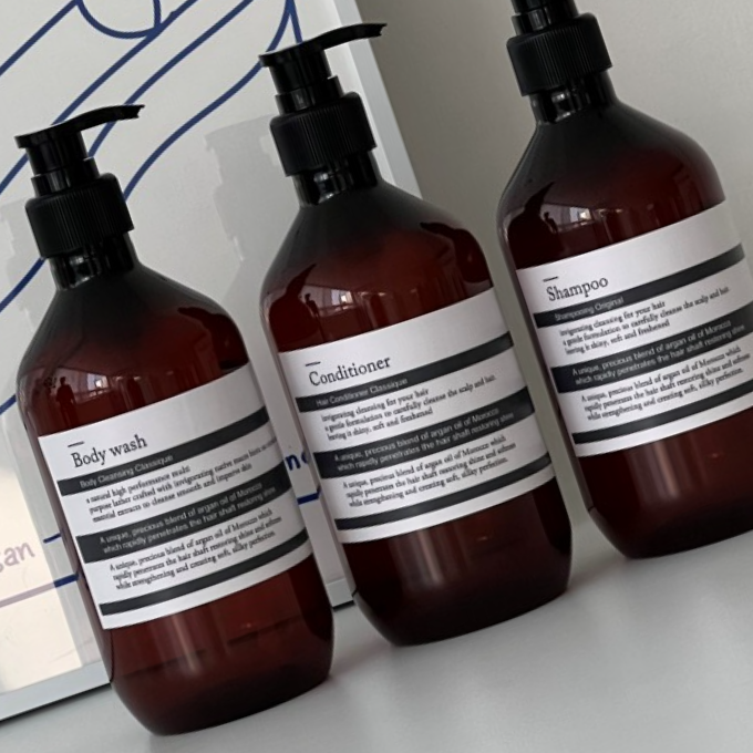 욕실디스펜서 샴푸공병 샴푸병 용기 샴푸용기 공병 500ml - 상품 이미지