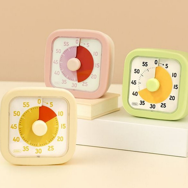 아날로그 주방 요리 타이머 디자인 60분 주방 타이머 무소음 카운트다운