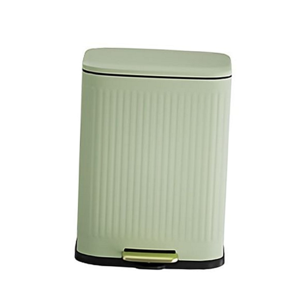 싱글 페달 휴지통 위생 밀폐형 휴지통 스텐 무소음 욕실 원룸 - 상품 이미지