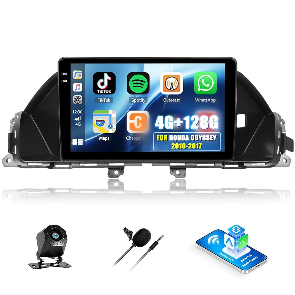 SIXTOP [8코어 2+64G] 혼다 오딧세이 테마 라디오 네트워크 스크린 RDS 음성 FM 9인치 32EQ 안드로이드 GPS 카플레이 오토 스테레오 블루투스 카 5.0 AI - 상품 이미지