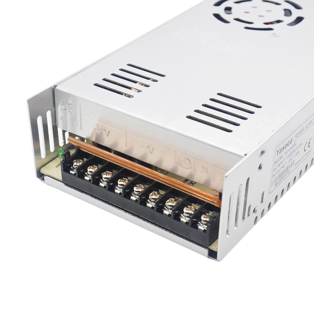 Yasoca 12v 30a 전원 공급 출력 장치, CCTV 스트립 110-240V 12v30a 360W AC 범용 조절 컨버터 카메라 컴퓨터 및 LED 변압기 to 조명, 프로젝트 - 상세 이미지 2