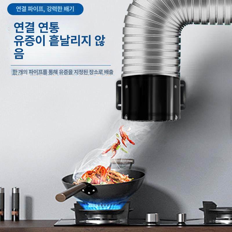 업소용 환풍기 환기 시로코펜 배기 주방 창문 팬 사각 6인치 150 160mm A - 상세 이미지 4