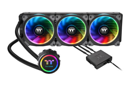Thermaltake USA Direct [해외]써멀테이크 플로 360mm 1 680만 컬러 소프트웨어 지원(TT RGB Plus/Alexa/Razer Chroma) AMD(AM5/AM4)/인텔(LGA 360mm Floe