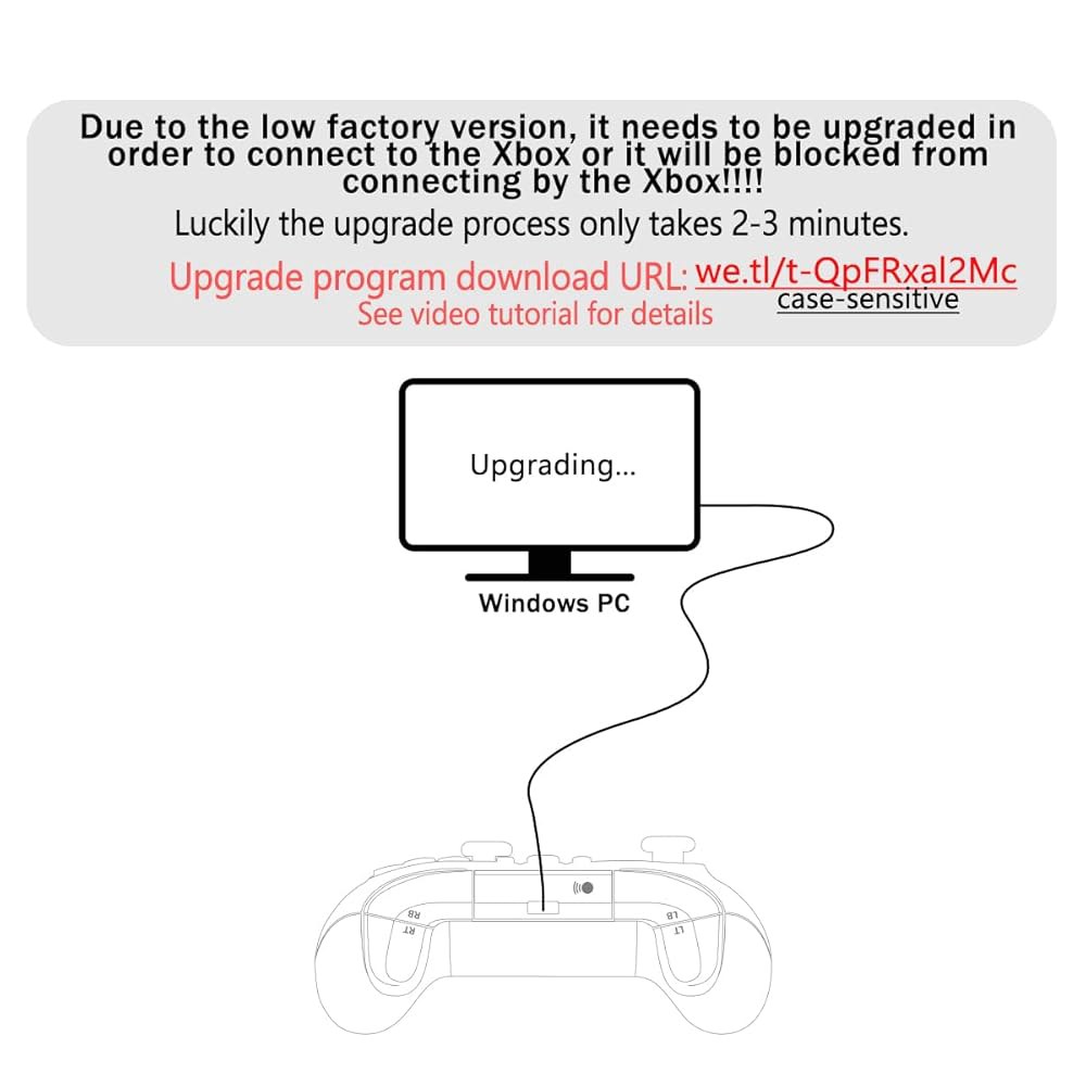 Dinosoo Wireless Controller for Xbox Black connecting Audio Bluetooth, to a with Games, & Series bef - 상세 이미지 2