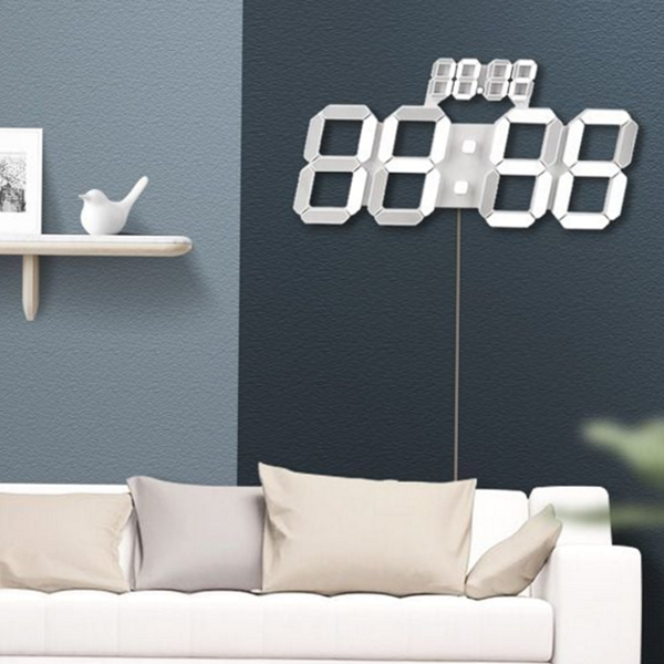 디자인 벽걸이 시계 모던 인테리어 시계 디지털 무소음 거실