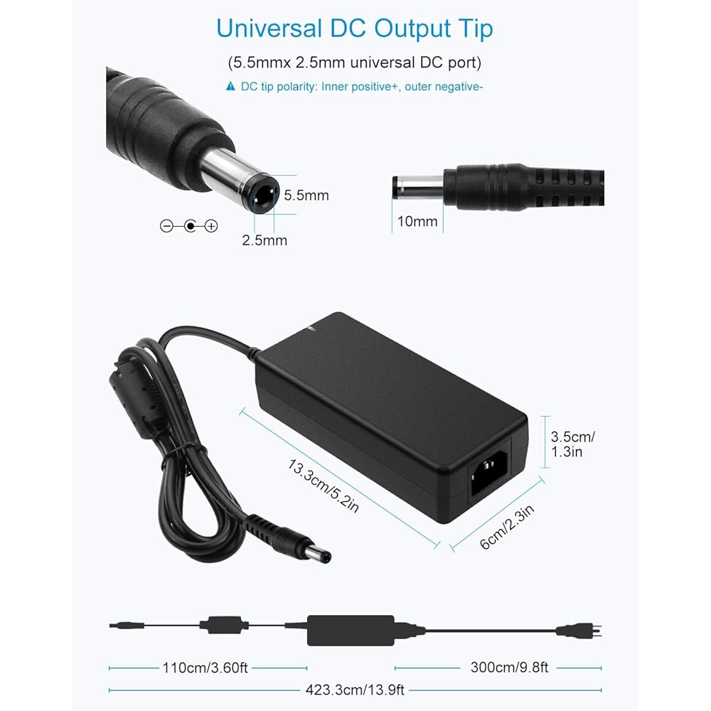 4A 96W AC/DC 어댑터 100-240V 24V 모니터 5.5x2.5mm 마사지 3.2A 스트립 컨버터 DC LCD 변압기 3.3A AC 4amp 3.5A LED 카메라 CC - 상세 이미지 3