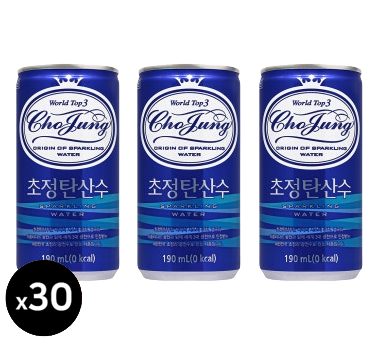 일화 초정탄산수 플레인, 190ml, 30개 - 상품 이미지