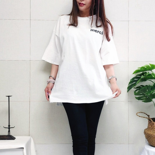 (국산면원단/국내자체생산) T1027 메르시 반팔 박스 티셔츠 20대30대여성의류 - 상세 이미지 2