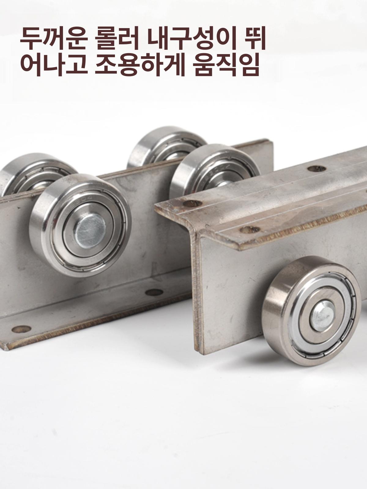 슬라이딩 도르래 미닫이문 풀리 장치 스테인레스 입구용 50 천창 롤러 420 베어링 - 상세 이미지 5