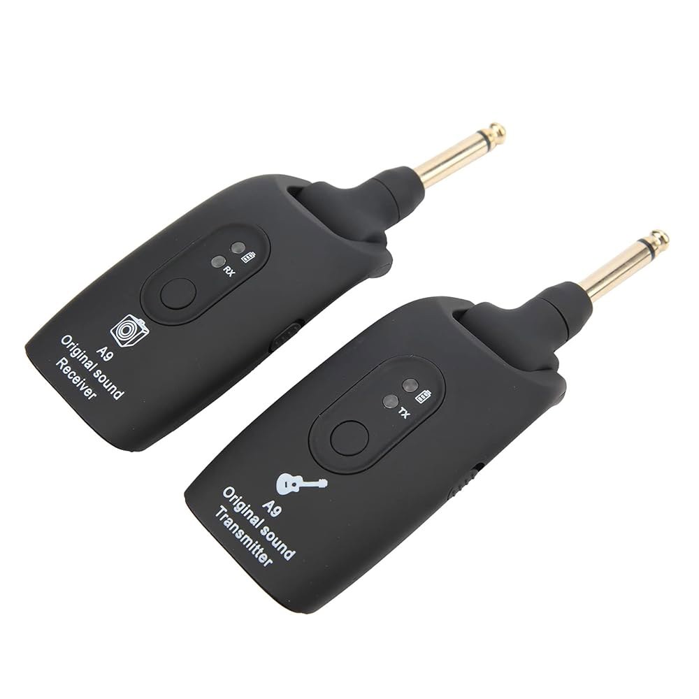 기타 송신기 수신기, 악기 액세서리, 시스템 USB 케이블 A9 2.4GHz(블랙) Blue - 상품 이미지
