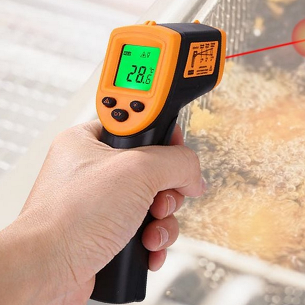 고온 비접촉식 온도계 휴대용 레이저 온도계 적외선 디지털 조리