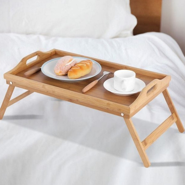 베드 접이식 원목 트레이 테이블 접이식 우드 트레이 좌식 간이