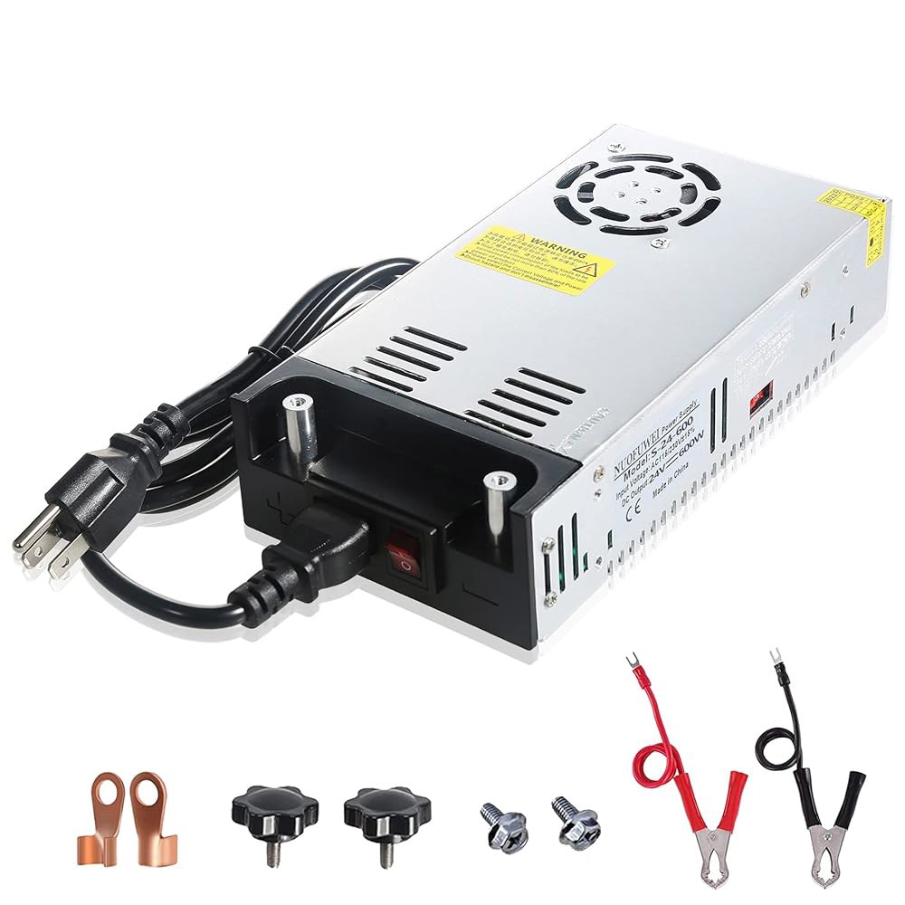 25A 600W 스위칭 전원 공급 변압기 AC 장치용 DC 24v 기타 스테레오 110V 장치 어댑터 및 카메라 보안 자동차 CCTV 모니터 컨버터 - 잭 24V 윈치 - 상품 이미지