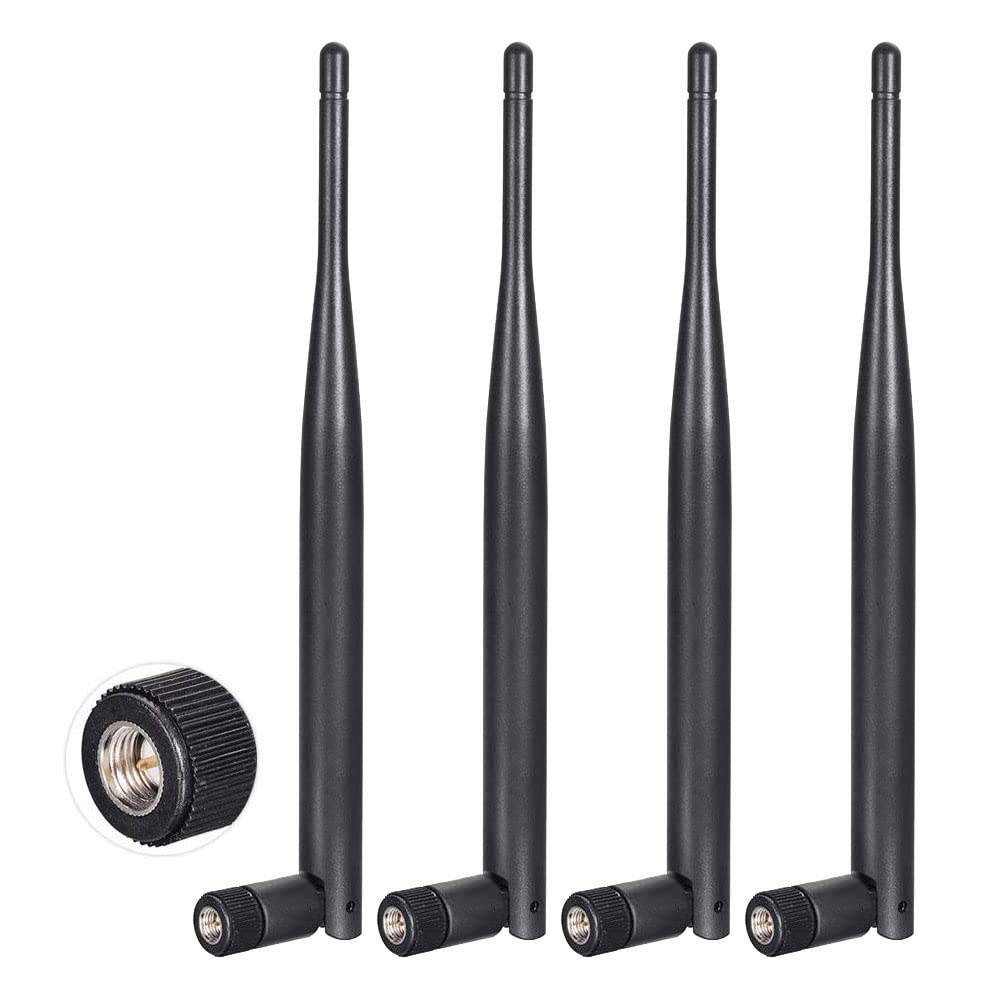 6dBi SMA 수 안테나 (4팩) 셀룰러 듀얼 링크 카메라 Flex-Plus 셀 호환 보안 카메라와 라우터 Dark Flex-M 심 Flex 트레일 Flex-S Spypoint - 상품 이미지