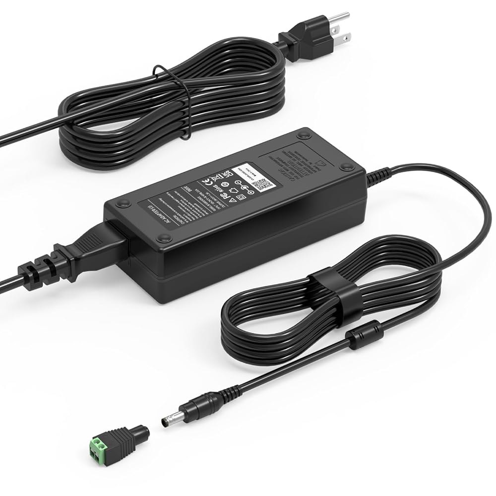 24V DC 전원 공급 장치, 카메라, 변압기, HD 디스플레이용 AC 1A LED 5A - 100-240V 조명, 프린터 5.5x2.1mm 4A 어댑터 장치 포함 CCTV 2A - 상품 이미지