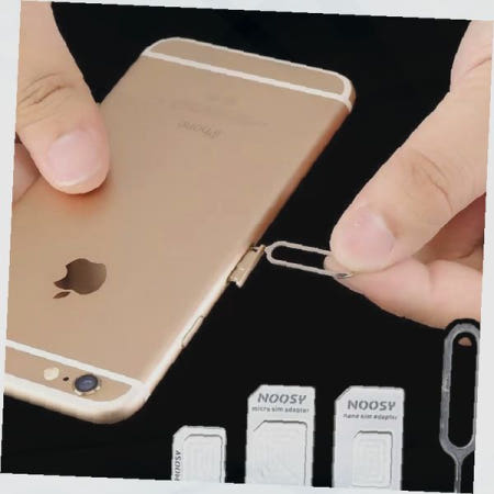 유심 칩 변환 어댑터 마이크로 나노 겸용 홀더 핀 포함 심카드 규격 변경 세트