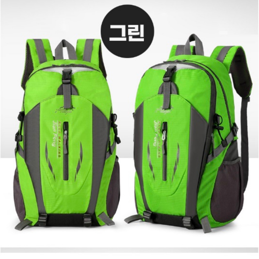 여자 남자 등산 가방 경량 가벼운 대용량 백팩 배낭 블랙 레드 30L - 상세 이미지 4