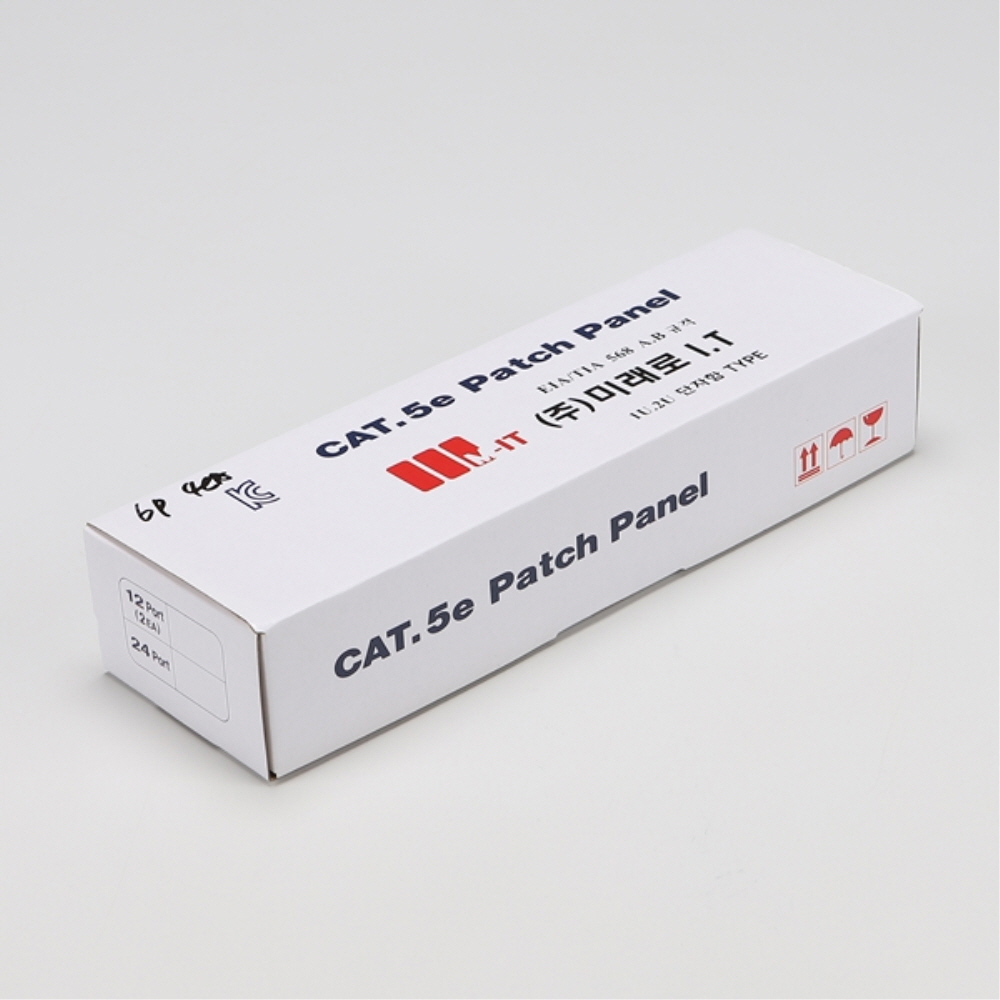 국산 단자함 패치판넬 CAT.5E 6포트 LAN 장착패널 미래로 이미지 6